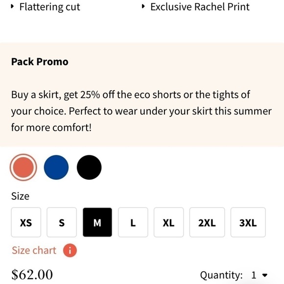 NWT. HOST PICK Women’s  Mini Wrap Skirt Orange and White Size M. Price Firm - Picture 5 of 5